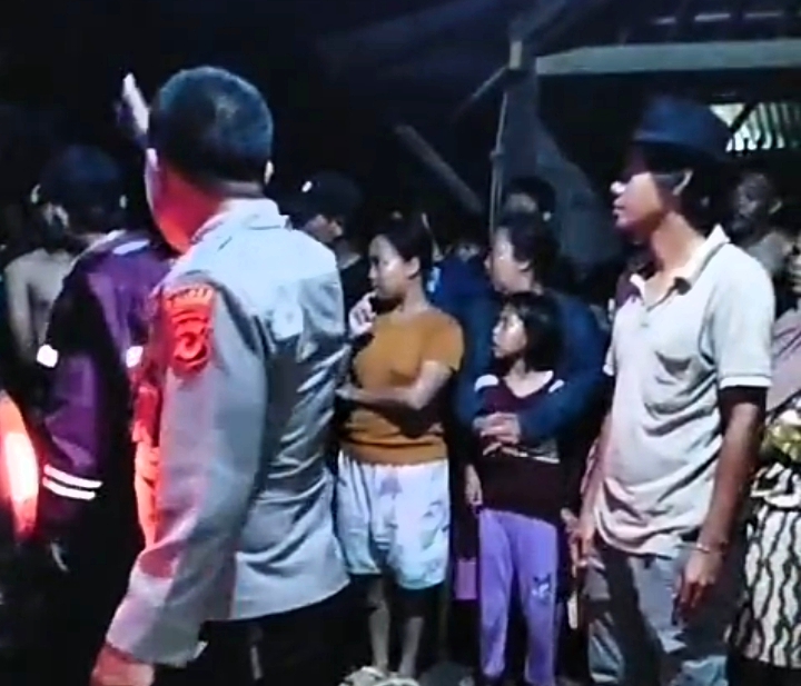 Pelaku Pencurian Beras didesa Telukagung Ditangkap Warga, Diselamatkan Polisi dari Amukan Massa