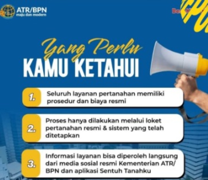 ATR/BPN Bondowoso Tegaskan Seluruh Layanan Pertanahan Memiliki Prosedur dan Biaya Resmi
