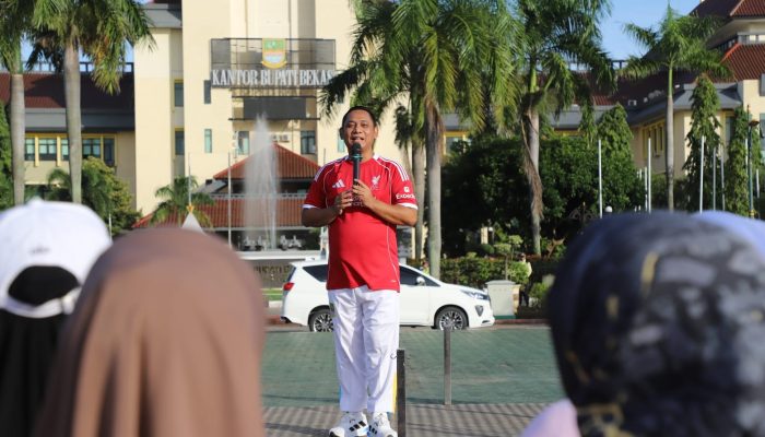 Jaga Pola Hidup Sehat, Pemkab Bekasi Rencanakan Program Senam Sebulan Sekali Bersama Pegawai