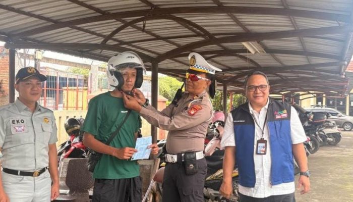 Samsat Kabupaten Bekasi Gencarkan Operasi Gabungan di Depan Kantor Kecamatan Cikarang Utara