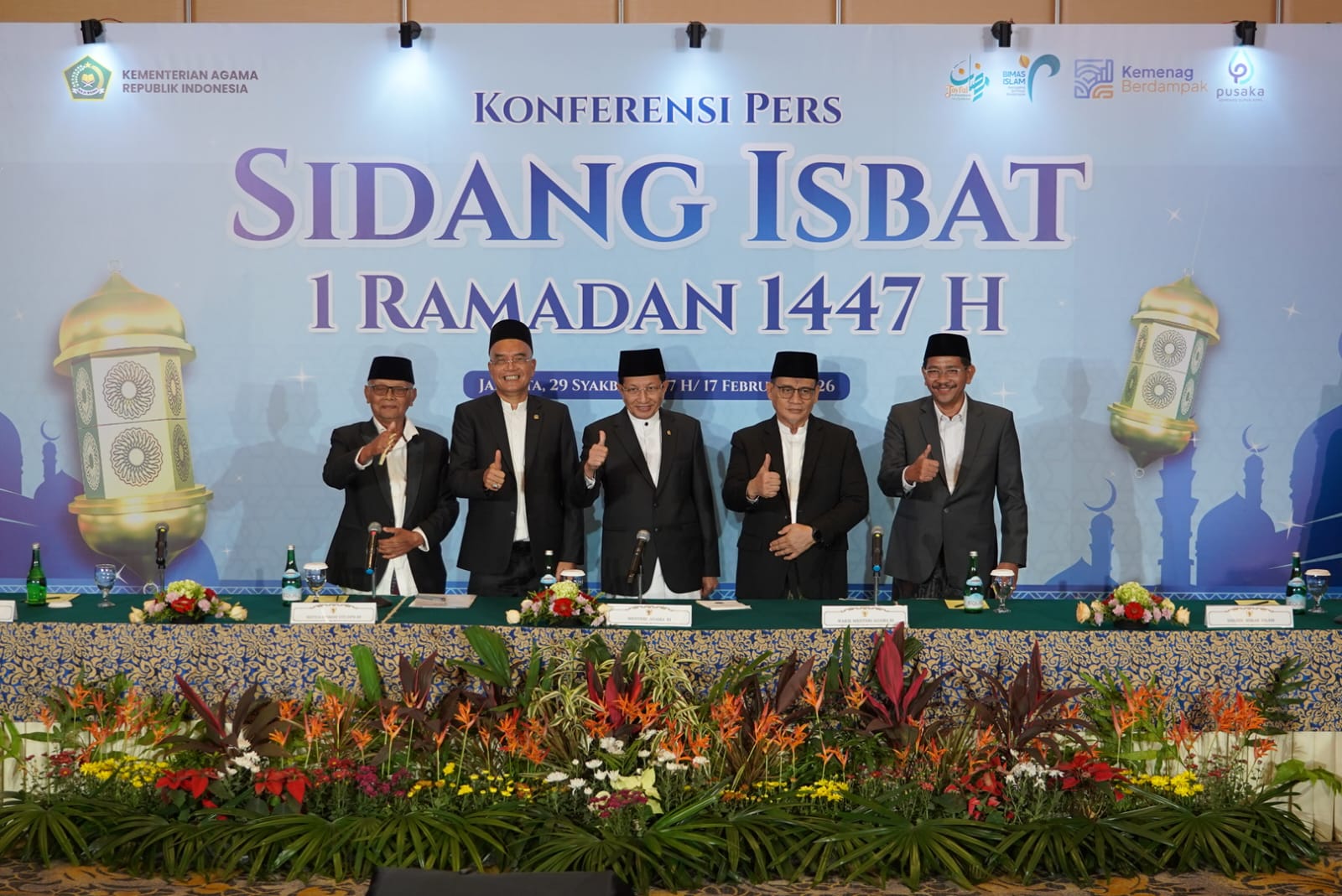 Terkait Perbedaan Awal Ramadan 1447 H, Kemenag Bersama MUI Ajak Umat Tetap Jaga Kerukunan