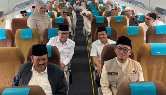 Garuda Indonesia Hibahkan Pesawat untuk Edukasi Manasik Haji di Aceh