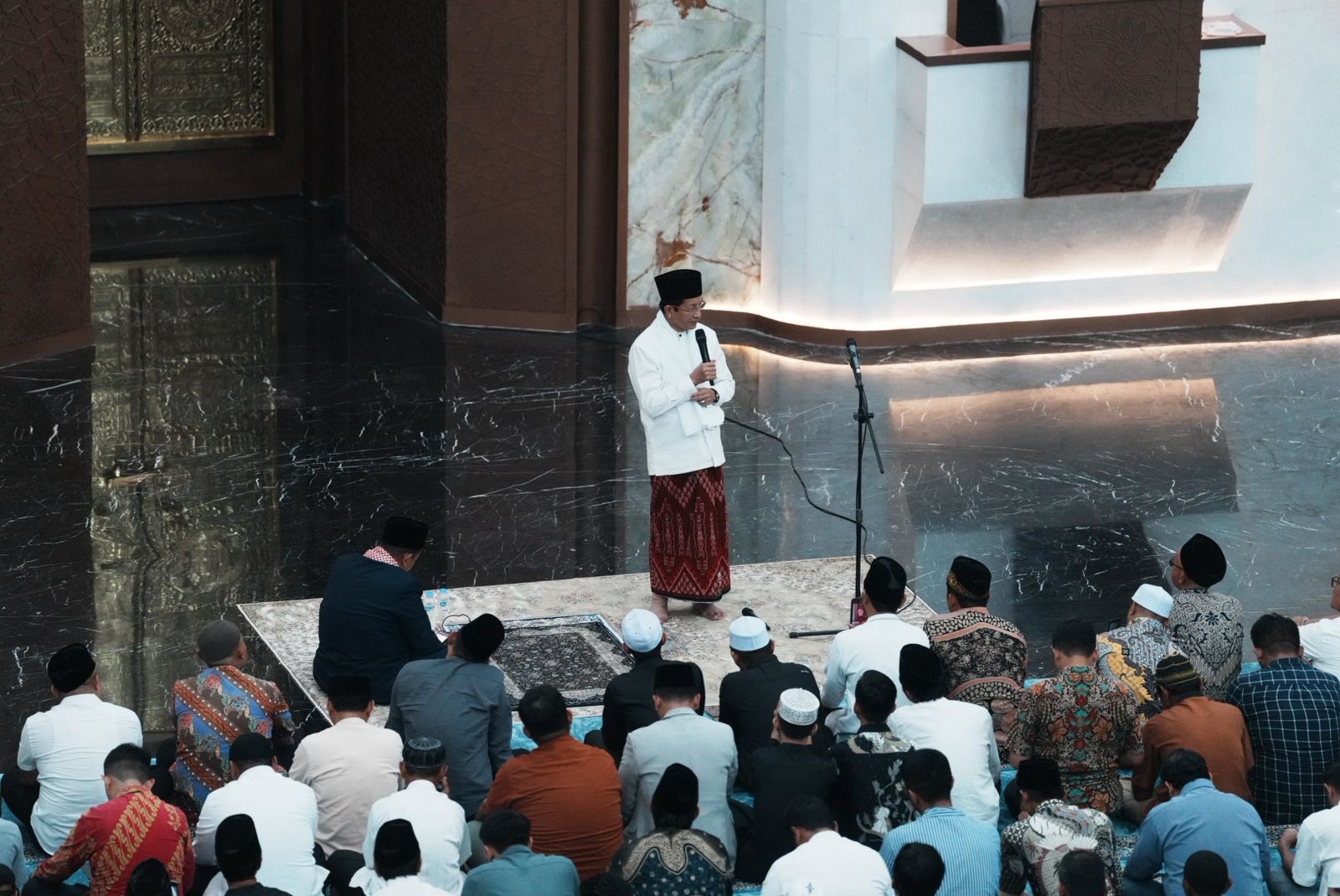 Menag Tarawih Ramadan 1447 H di Masjid IKN Paparkan Program Ramadan Lintas Negara