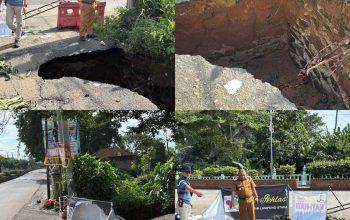 Kadis SDABMBK  Tinjau Jalan Longsor Di Kelapa Tujuh