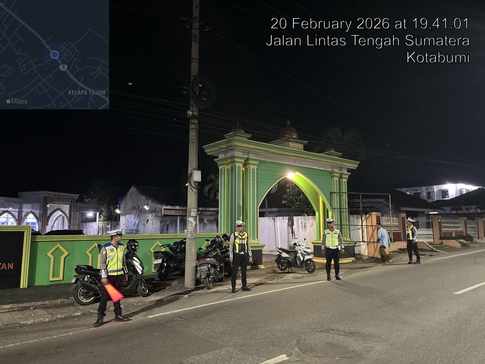 Satlantas Polres Lampung Utara Gelar Patroli Malam, Amankan Sholat Tarawih Di Jalinsum Kotabumi