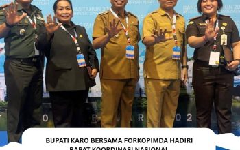 Bupati Karo Bersama Forkopimda Hadiri Rapat Koordinasi Nasional Pemerintah Pusat dan Daerah Tahun 2026
