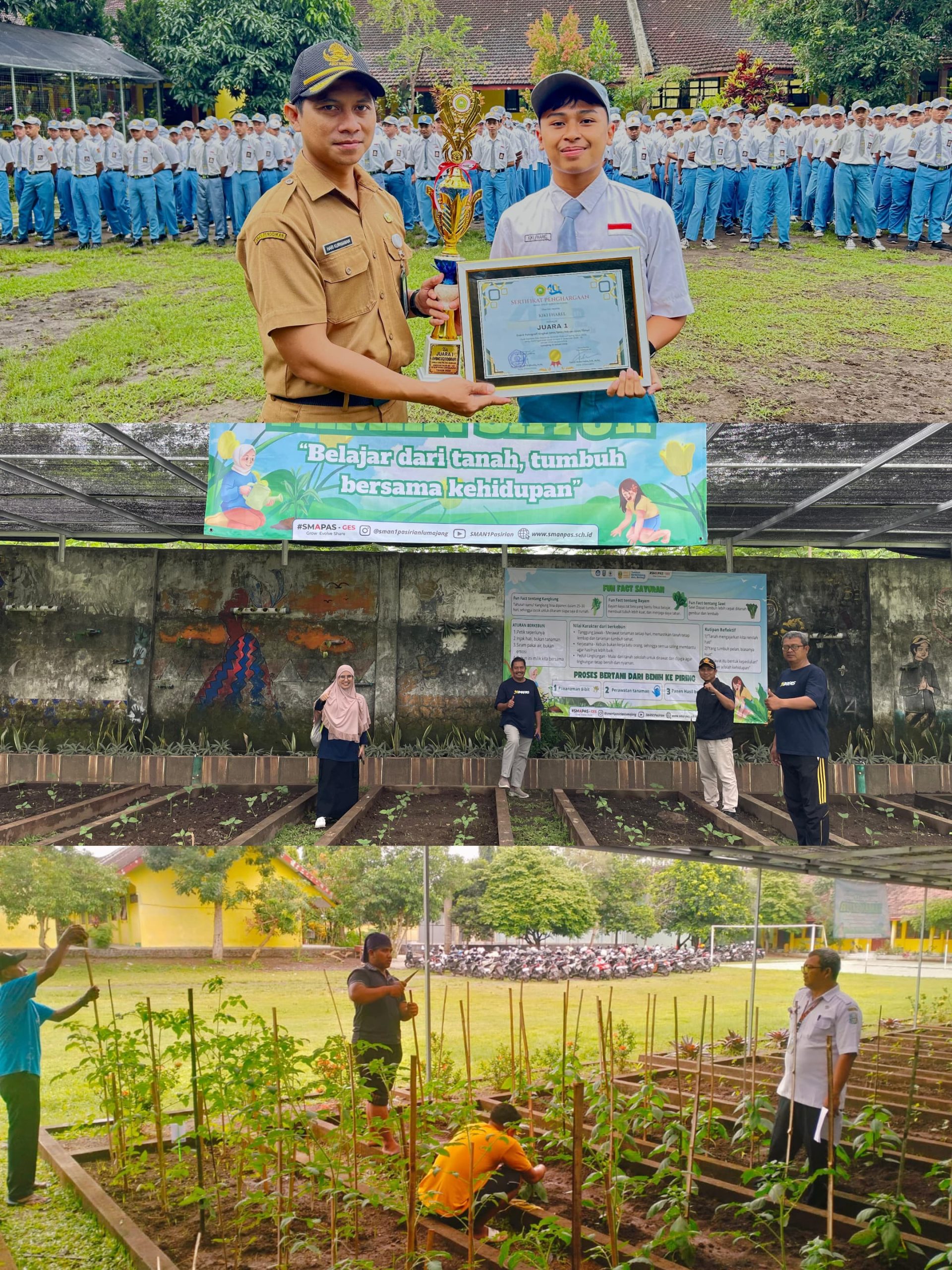 Guru dan Murid SMAN 1 Pasirian (SMANPAS) Lumajang Komitmen Sukseskan Program "SIKAP" di Sekolah 