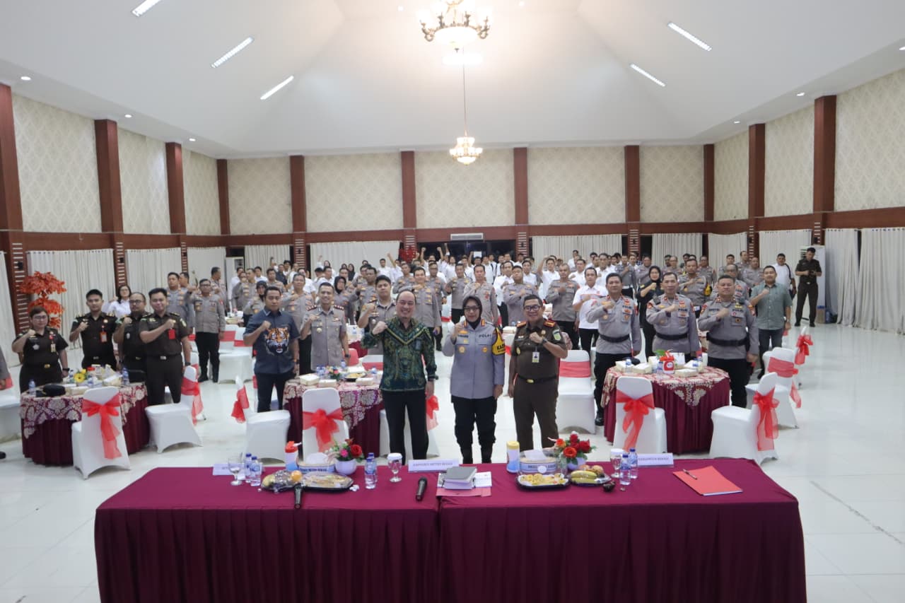 Kapolres Metro Bekasi Gelar Sosialisasi KUHP dan KUHAP Baru untuk Criminal Justice System