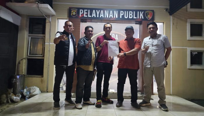 Merasa Nama Baiknya Tercemar Oleh Oknum Yang Mengaku Wartawan , Ferri King Ketua DPP Ormas GBR Resmi Laporkan Inisial U ke Polda Sumsel