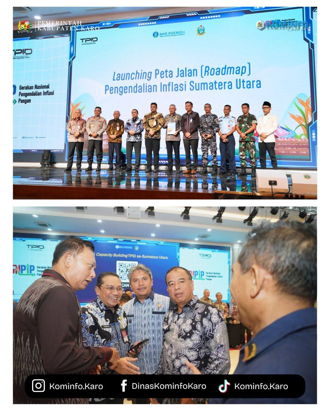 Bupati Karo Hadiri High Level Meeting TPID Sumut Jelang Ramadan dan Idulfitri
