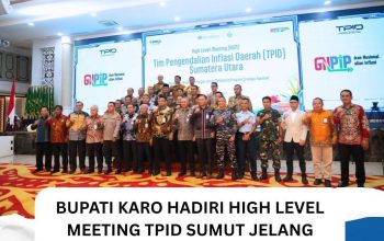 Bupati Karo Hadiri Pelantikan Pengurus PERSI–MAKERSI Wilayah Sumatera Utara Periode 2026–2030 dan Seminar-Workshop Perumahsakitan Ke-16
