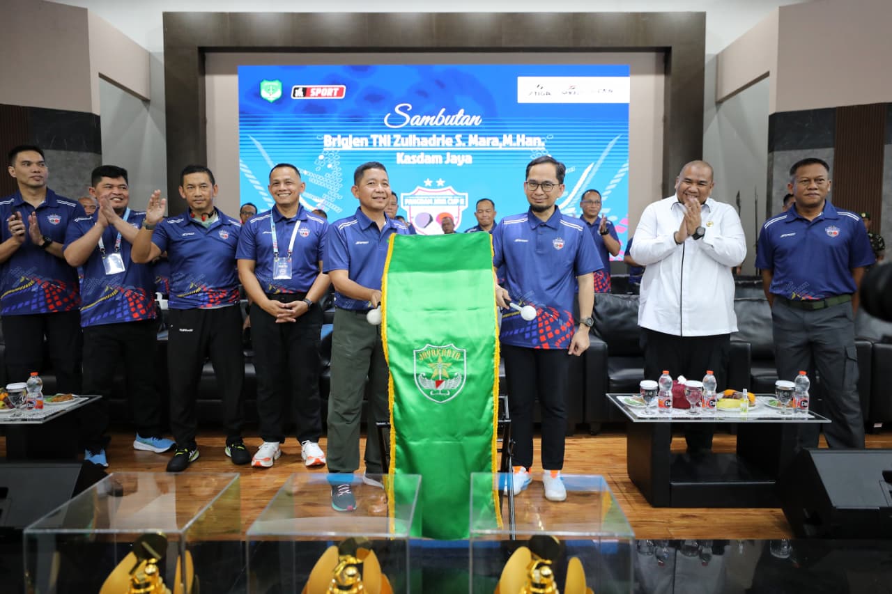 Kasdam Jaya Resmi Buka Kejuaraan Nasional Tenis Meja Pangdam Jaya Cup II Tahun 2026