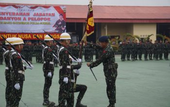 Dansat Brimob Polda Sumsel Pimpin Upacara Penyerahan Jabatan Danyon A Pelopor
