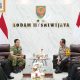 Pererat Sinergitas TNI-Polri Kapolda Sumsel Kunjungi Makodam II Sriwijaya