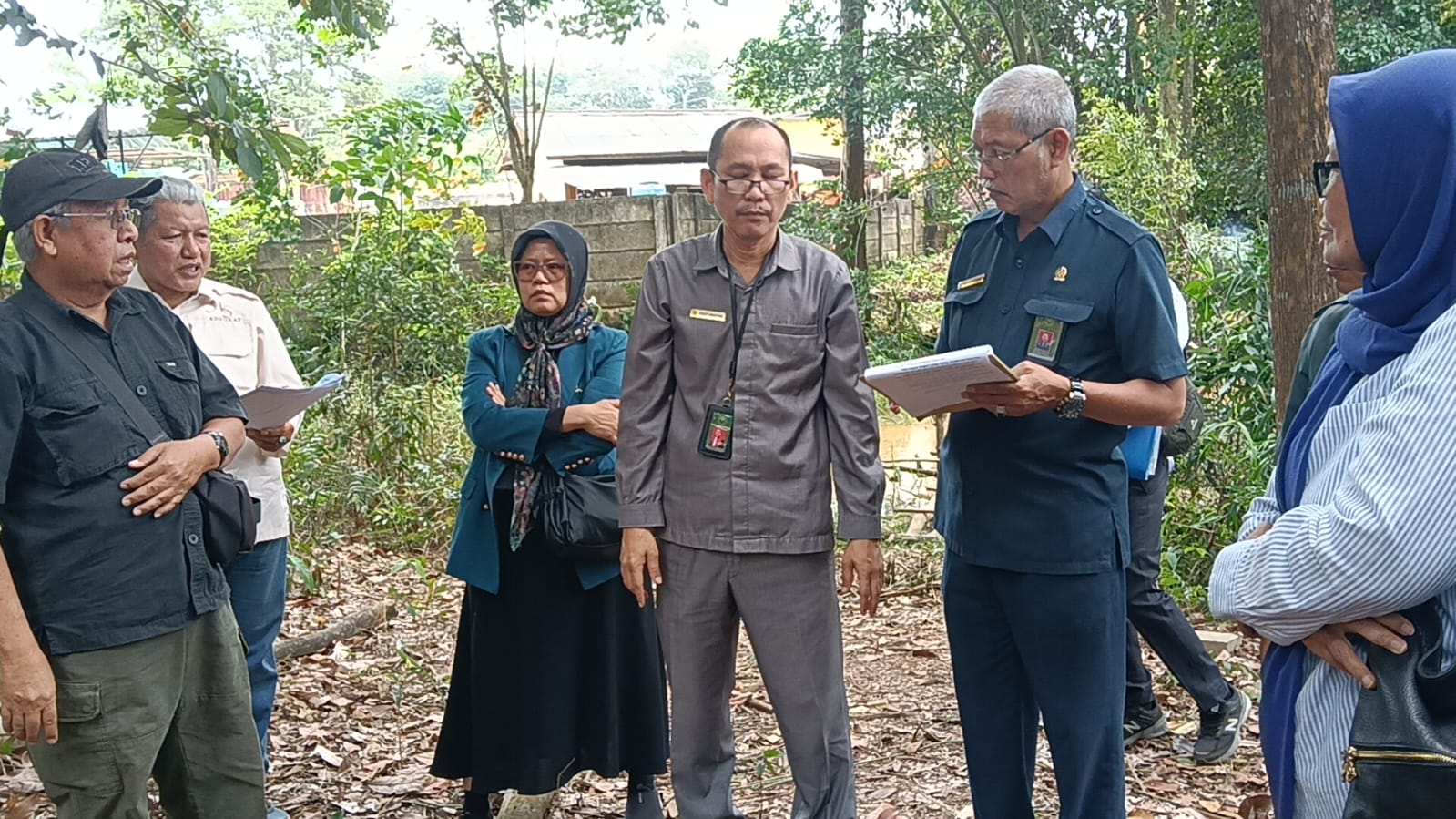 Pihak PN Gelar Pemeriksaan Setempat Terkait Sidang Perlawanan Yang Diajukan Pihak ibrahim Atas Sengketa Lahan di Jalan Bypass Km 12