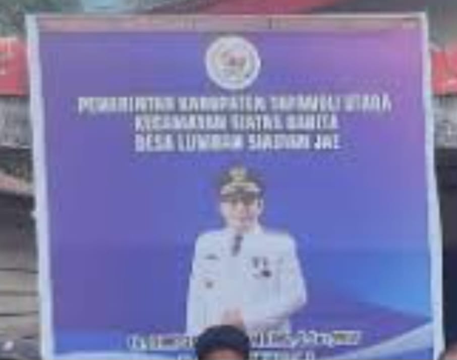 Dana Desa Rp 1 Miliar Lebih di Desa Lumban Siagian Jae Disorot, LSM Elang Mas Siap Laporkan ke Aparat Penegak Hukum dan KPK