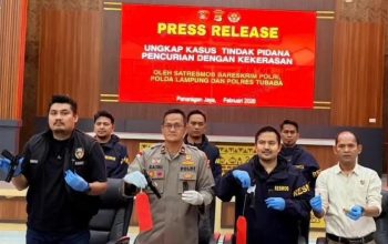 Respons Cepat Video Viral, Satresmob Bareskrim dan Polda Lampung Ringkus Komplotan Begal Bersenpi