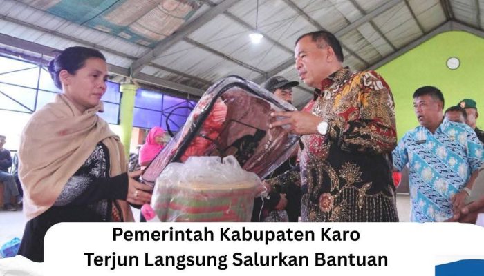Pemerintah Kabupaten Karo Terjun Langsung Salurkan Bantuan bagi Korban Kebakaran di Desa Tanjung Barus
