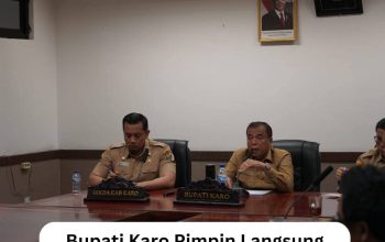 Pimpin Rapat Persiapan Hari Jadi ke-80, Bupati Karo Dorong Perayaan Berdampak Nyata bagi Masyarakat