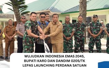 Bupati Karo dan Dandim 0205/TK Lepas Launching Perdana Satuan Pelayanan Pemenuhan Gizi (SPPG) di Wilayah Kodim 0205/TK