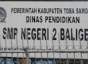 Dugaan Kuat Penyalahgunaan Dana BOS di SMP Negeri 2     Balige, Kabupaten Toba