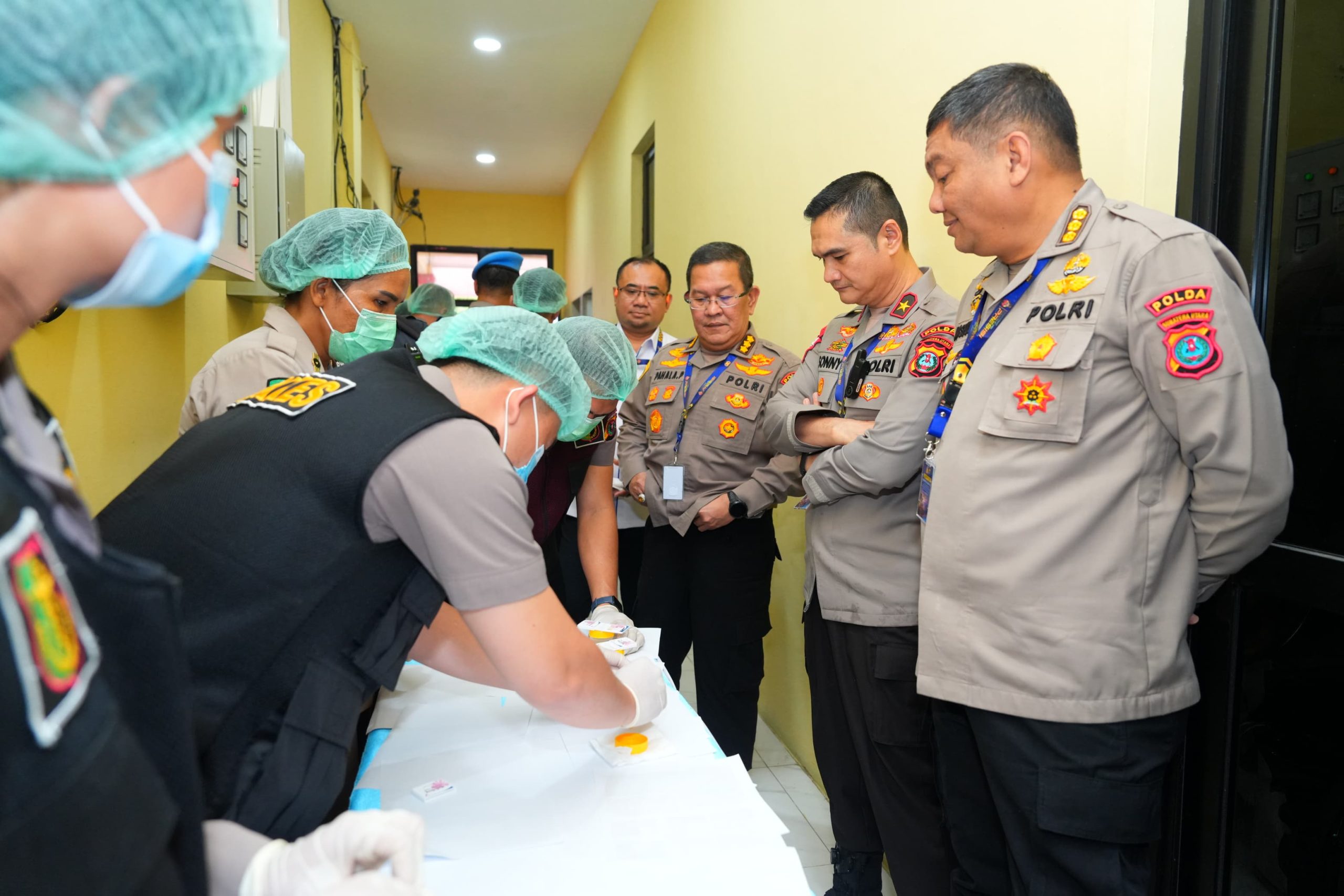 Kapolda Sumut Lakukan Tes Urine Serentak Tindaklanjuti Instruksi Kapolri dalam Rapim 2026
