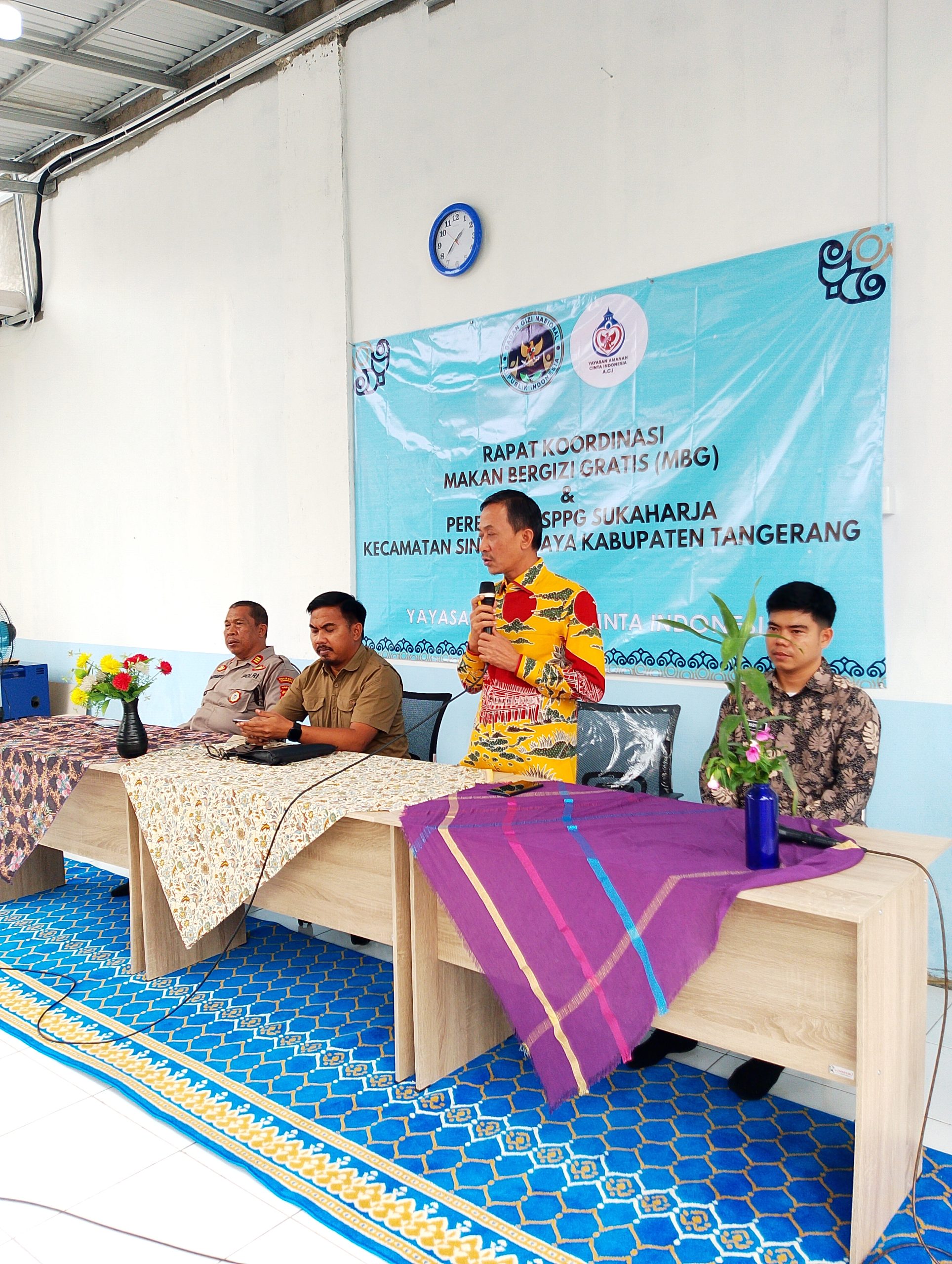 Yayasan Amanah Cinta Indonesia Lounching SPPG 007 Sukaharja dan Rapat Koordinasi MBG
