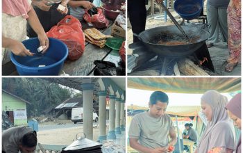 Dapur Lapangan Polda Sumut Hidangkan Menu Buka Puasa bagi Warga Terdampak Bencana di Aek Ngadol