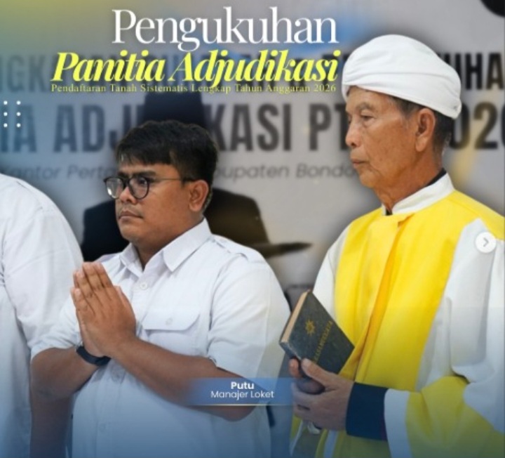 Pengukuhan Panitia Ajudikasi PTSL 2026, Wujud Kesiapan Program Pertanahan di Bondowoso