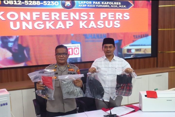Polres Probolinggo Kota Amankan Tersangka Spesialis Pembobol Sekolah dan Perkantoran