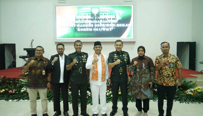 Hadiri Sertijab Dandim 0509/Kabupaten Bekasi, Plt Bupati Tekankan Keberlanjutan Sinergi Pemda dengan TNI