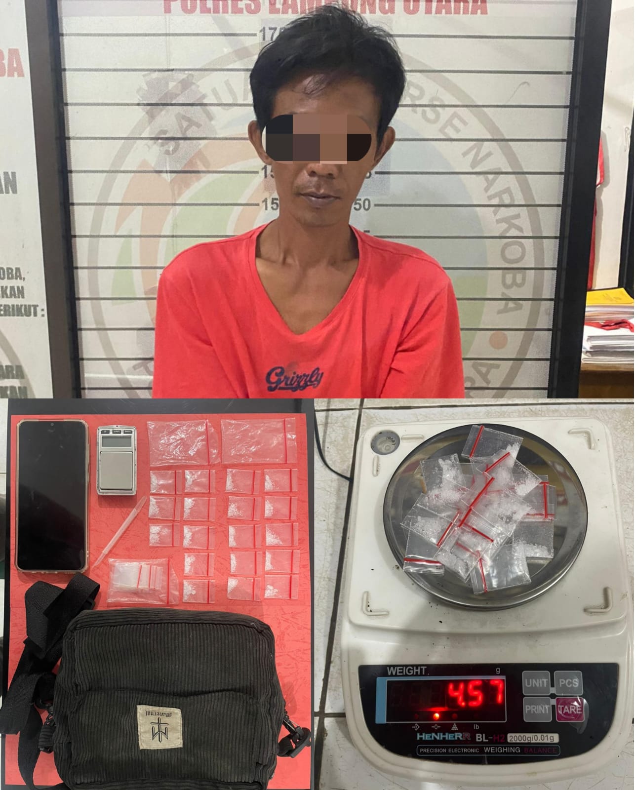 Ungkap Kasus Narkotika,Seorang DPO Ditangkap Di Kotabumi