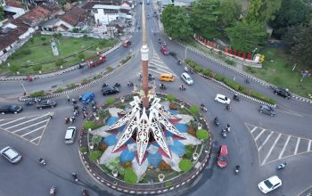 Pantauan Dari Udara, Arus Mudik Lebaran  1447 H  Di Lampung utara  Terpantau Ramai  Lancar