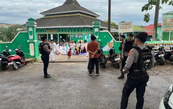 Bentuk Pelayanan Polri, Polres Lampung Utara  Sholat Idulfitri  1447 H Di b Titik