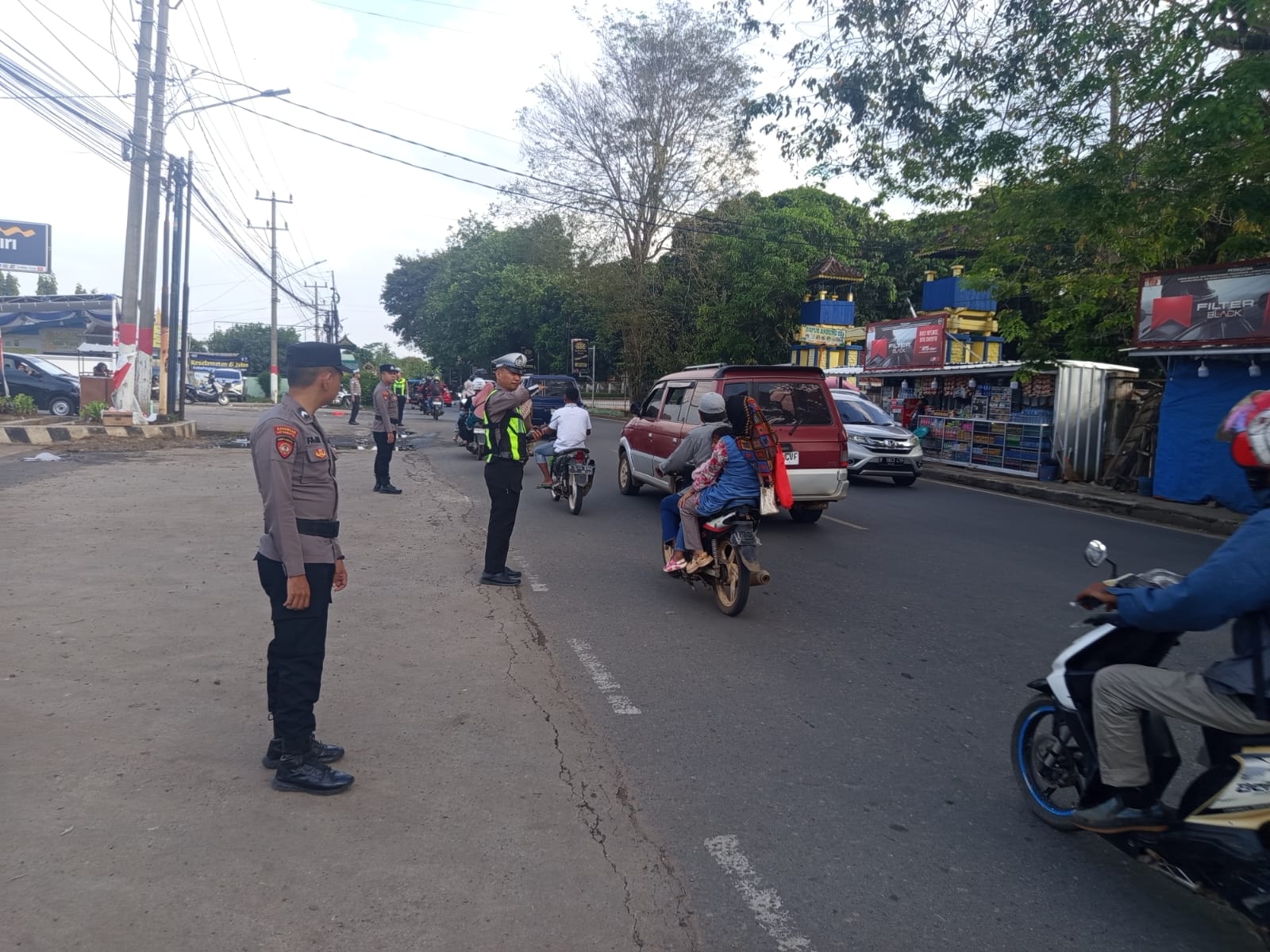 Antisipasi Lonjakan Arus Balik Lebaran, Polres Lampung Utara Siaga kan Personel Di Titk Rawan Kemacetan