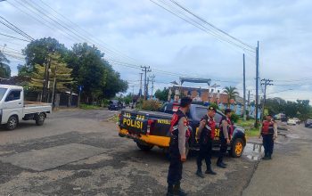 Patroli Presisi  R4, Sat Samapta  Polres Lampung Utara  Antisipasi  Kejahatan Jalanan