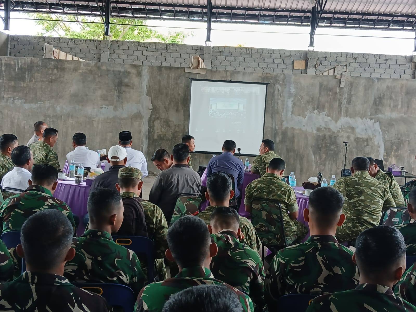 Dandim 0119/BM Ikuti Zoom Meeting Peresmian 1.061 Koperasi Merah Putih