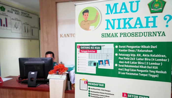 Pemohon Menikah Melonjak Setelah Lebaran, Kemenag: Layanan KUA Tetap Jalan di tengah Kebijakan WFA