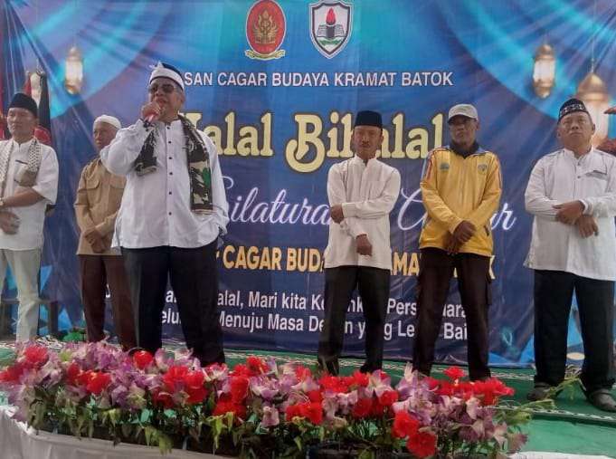 Halal Bihalal Keluarga Besar Cagar Budaya Keramat Batok Jaga Nilai - Nilai Budaya