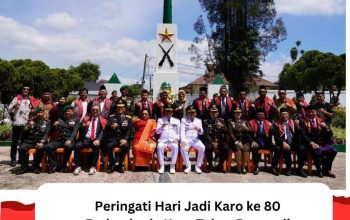 Peringati Hari Jadi Karo Ke-80, Bupati Karo Dan Forkopimda Tabur Bunga Di Makam Pahlawan Kabanjahe