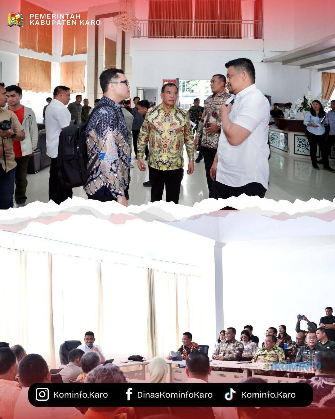 Bupati Karo hadiri Pertemuan DEN Pengembangan Pertanian Berbasis AI bersama kepala daerah kawasan Danau Toba Bupati Karo hadiri Pertemuan DEN Pengembangan Pertanian Berbasis AI bersama kepala daerah kawasan Danau Toba