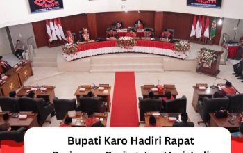 Bupati Karo Hadiri Rapat Paripurna Peringatan Hari Jadi Kabupaten Karo ke-80