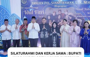 Silaturahmi dan Kerja Sama Bupati Karo Hadiri Open House Gubernur Sumatera Utara