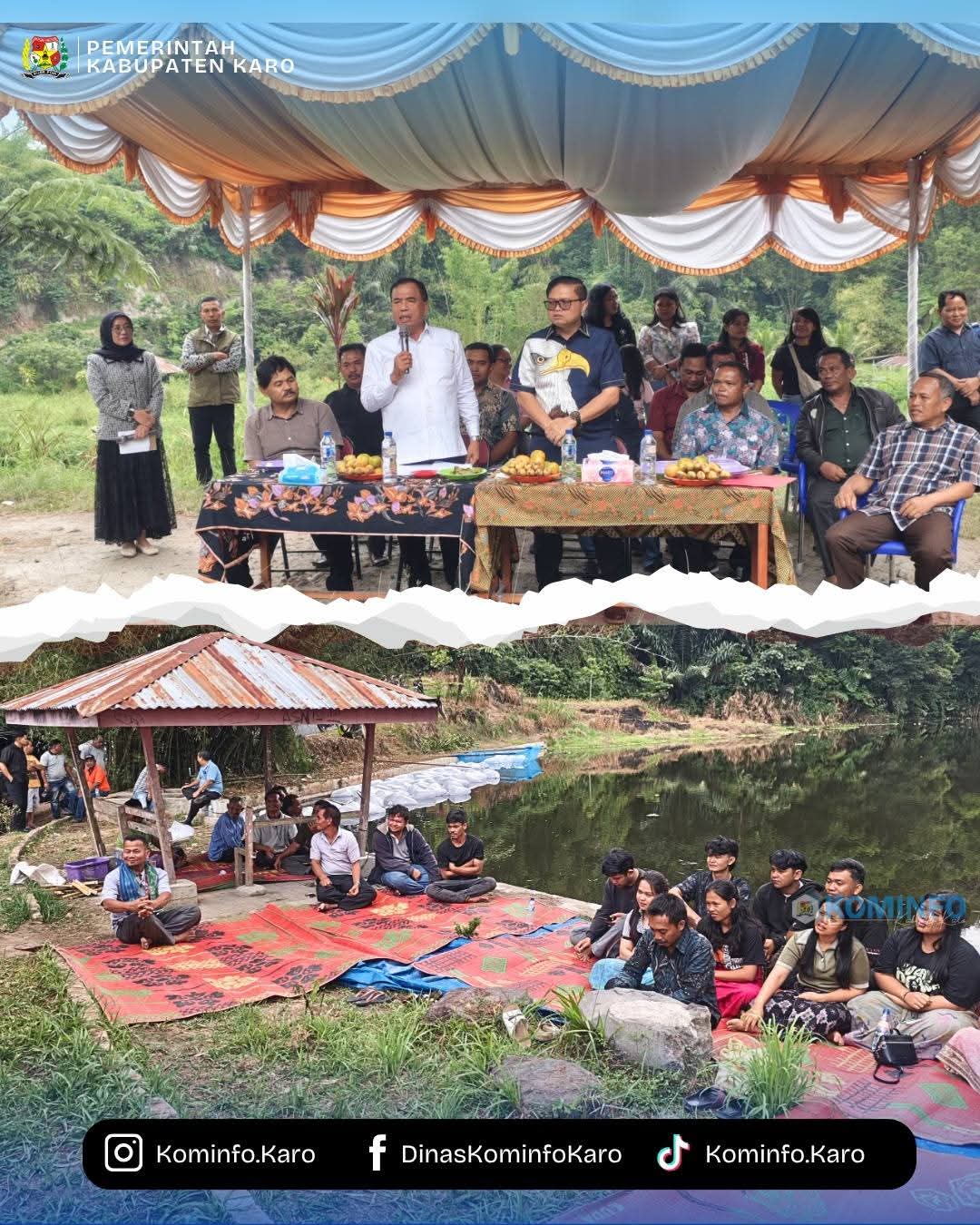 Restocking Benih Ikan Nila di Embung Desa Talimbaru Upaya Pemkab Karo Lestarikan Ekosistem dan Tingkatkan Kesejahteraan Masyarakat