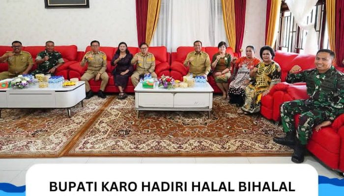 Bupati Karo Hadiri Halal Bihalal Idul Fitri 1447 H di Rumah Dinas Ketua DPRD Kabupaten Karo
