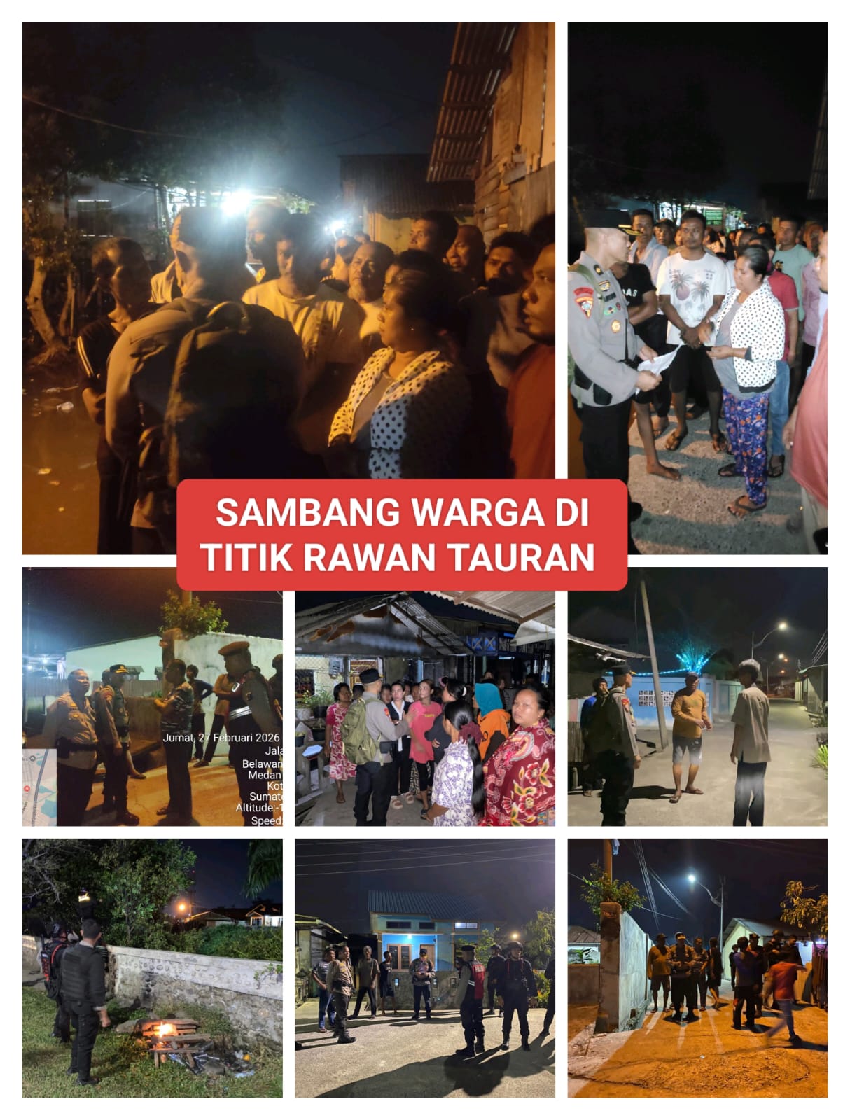 Patroli KRYD Dini Hari, Polres Pelabuhan Belawan Pastikan Situasi Aman dan Kondusif