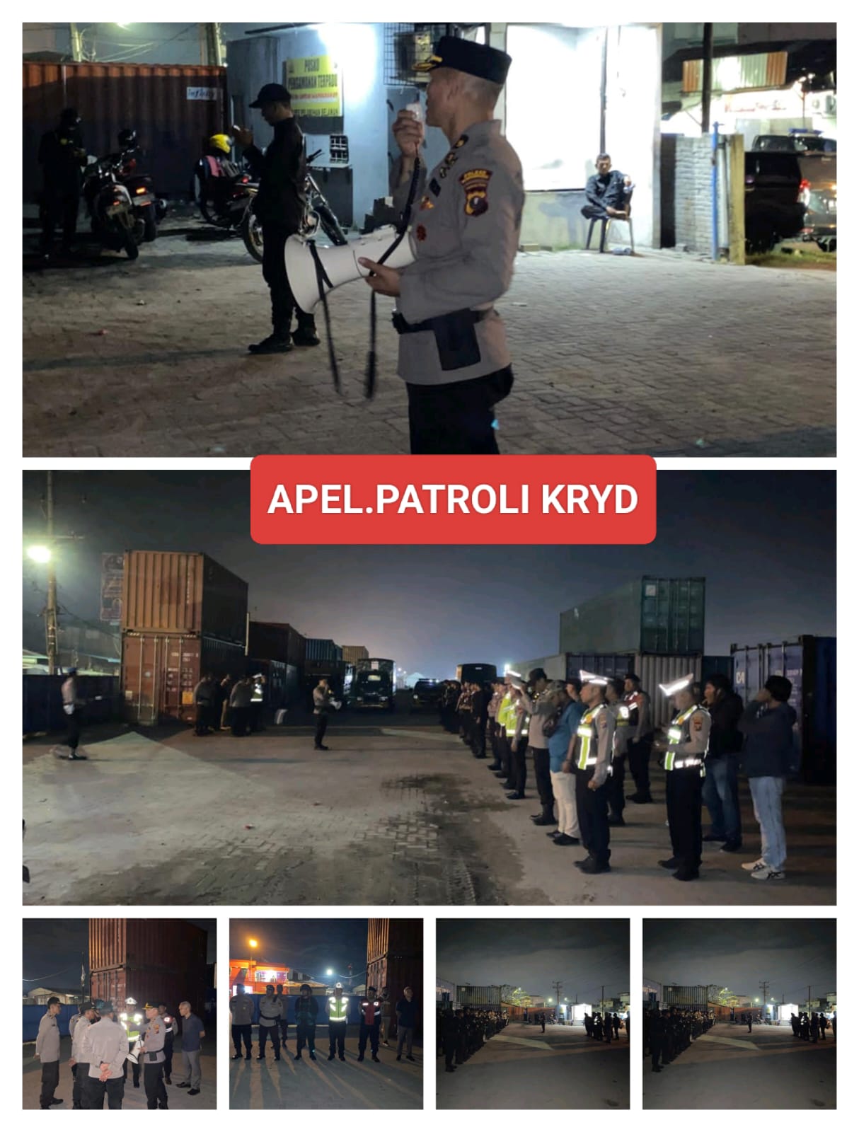 Patroli KRYD Dini Hari, Polres Pelabuhan Belawan Pastikan Situasi Aman dan Kondusif