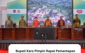 Bupati Karo Pimpin Rapat Pemantapan Persiapan Hari Jadi ke-80 Kabupaten Karo