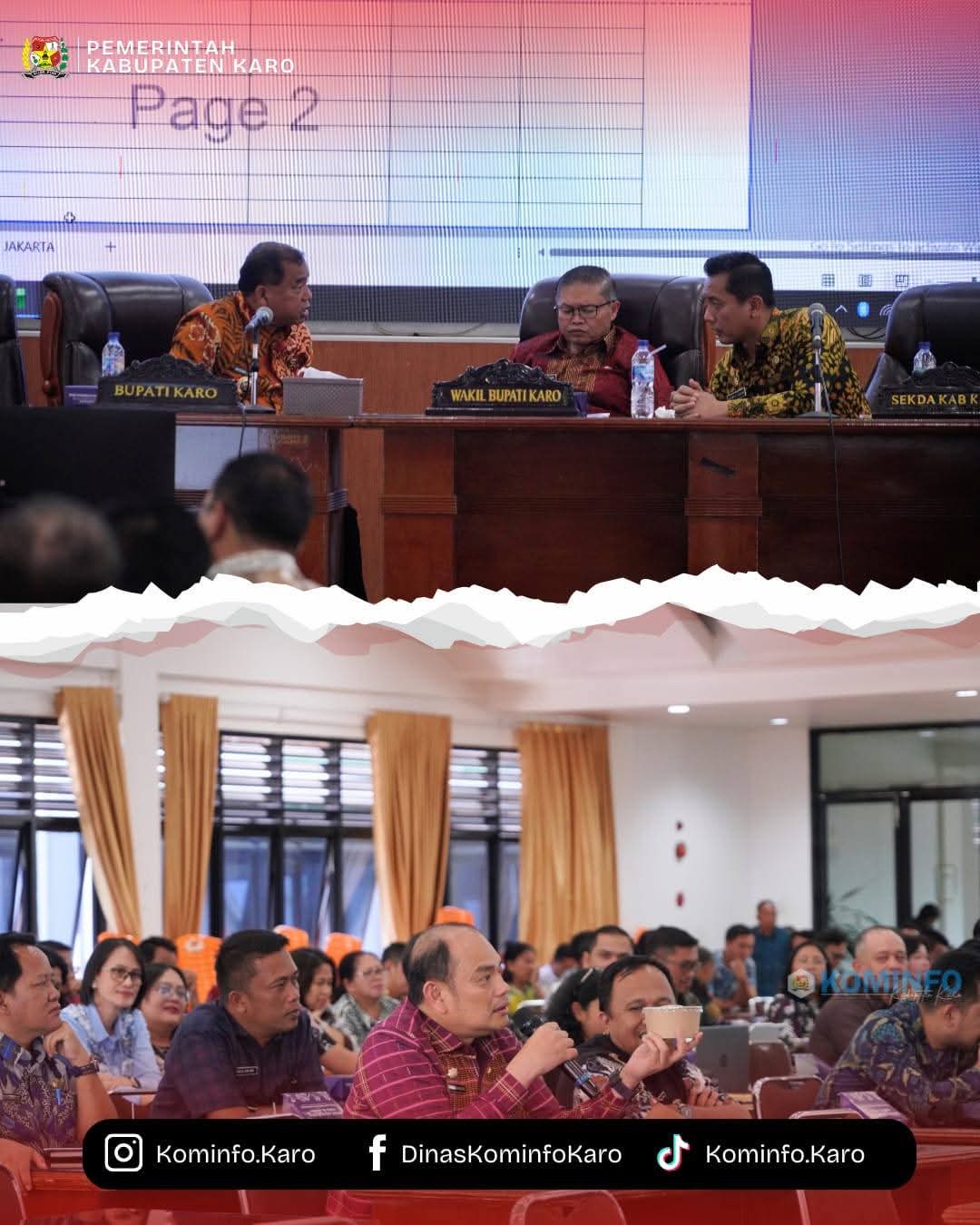 Bupati Karo Pimpin Rapat Pemantapan Persiapan Hari Jadi ke-80 Kabupaten Karo