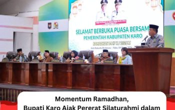 Momentum Ramadhan, Bupati Karo Ajak Pererat Silaturahmi dalam Buka Puasa Bersama Pemkab Karo